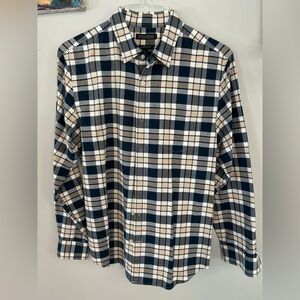 3 for $25 MENS Banana Republic Navy and White Plaid Shirt